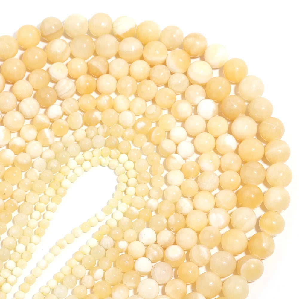 Natural Stone Jade Loose Spacer Beads for DIY Jewelry
