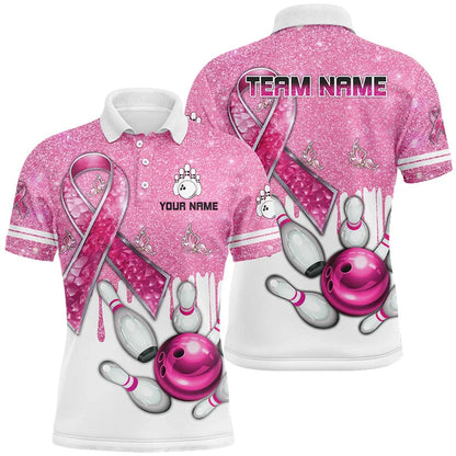 Men's Custom Astronaut Graphic Bowling Polo Shirt
