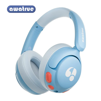 Kids Bluetooth 5.4 85dBA Safe Volume Lightweight Wireless Over-Ear Headsets