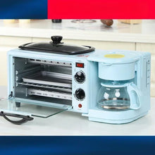 Multifunctional Breakfast Machine - Three-in-One, Small Oven & Electric Kettle Combo