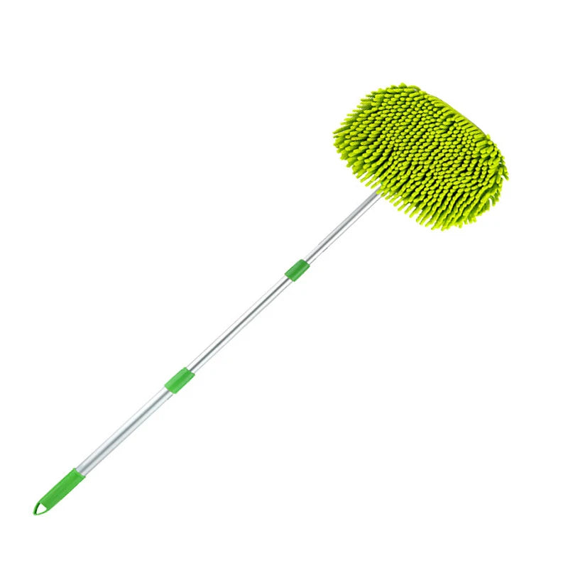 Rotating Car Wash Mop with Three-Section Telescopic Handle
