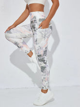 Printed High Waistband Leggings with Pockets