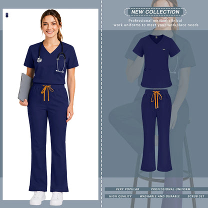 Bioscrubs Women's Ultra-Soft Medical Scrubs Set (Top & Pants)