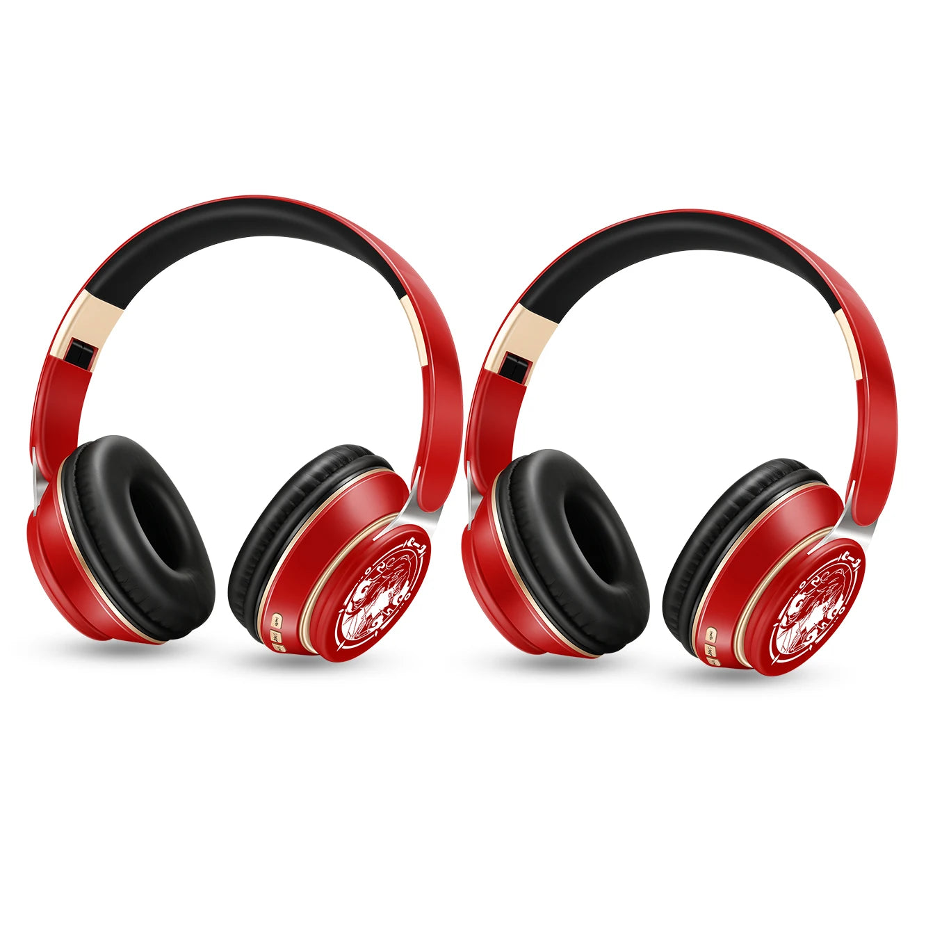 Wireless Over-Ear Bluetooth Headphones with Mic, FM Radio & MP3 Player