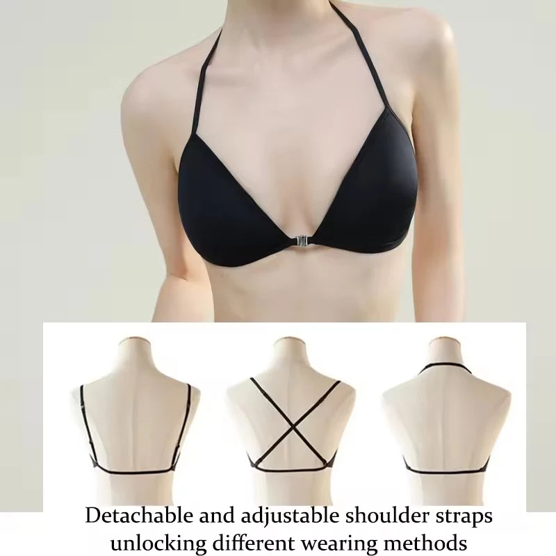 Women’s Front-Closure French Triangle Bralette