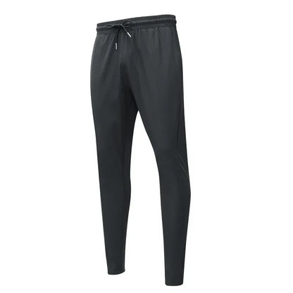 Men’s Ice Silk Quick-Dry Slim Fit Joggers for Running & Gym
