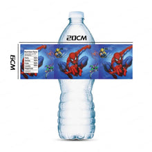 Multipack  Super Hero Water Bottle Label Stickers