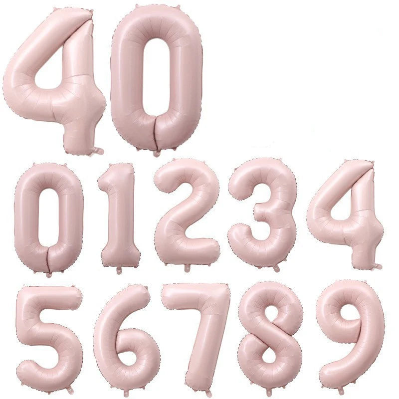 40-Inch Large Foil Number Balloons