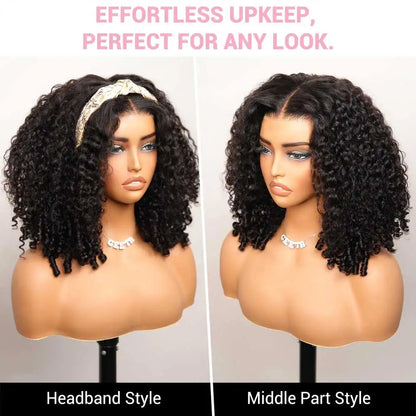 250% Density Burmese Curly 13x4 HD Transparent Lace Front Human Hair Wig