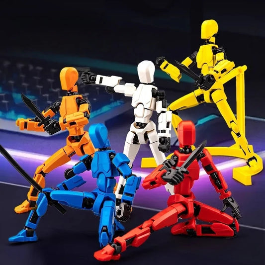 6pces Fully Articulated Movable Action Figures