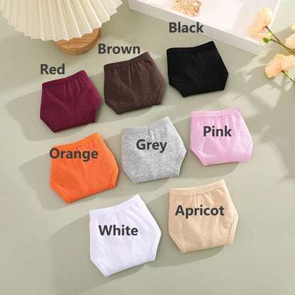 4PCS Cotton Seamless Low Rise Thongs