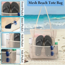Mesh Large Capacity Foldable Beach Bag