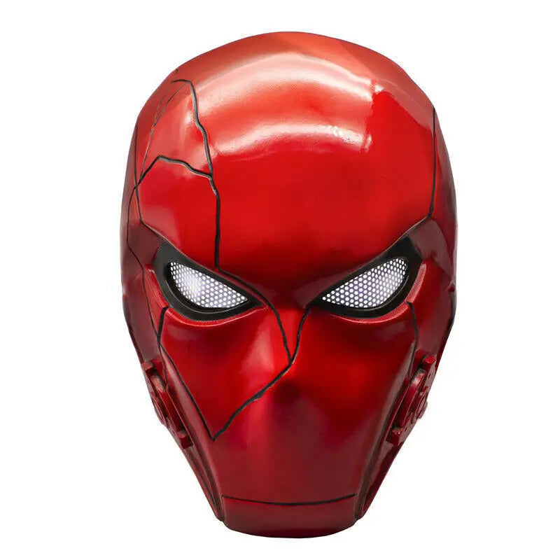 Red Hood Full-Head Cosplay Mask & Helmet