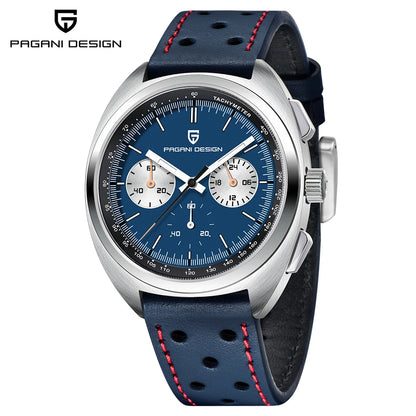 Pagani Design Men's Luxury Quartz Chronograph Watch – Retro Dial Clock
