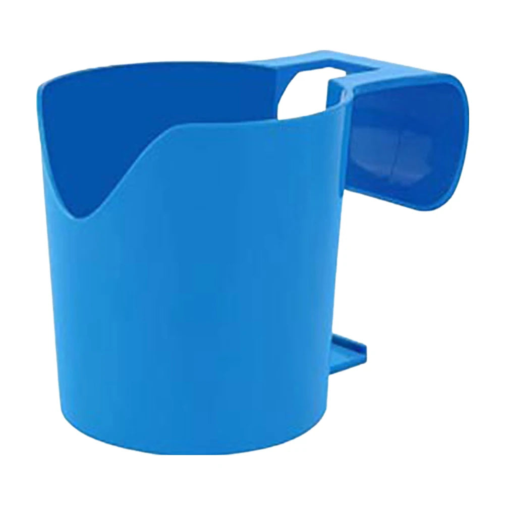 No-Punch Above Ground Poolside Cup Holder & Storage Shelf