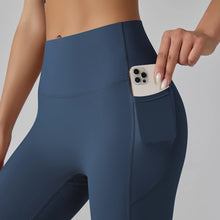 Solid Color Leggings With Pockets