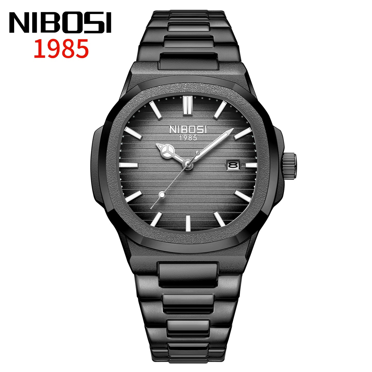 NIBOSI Stainless Steel Quartz Watch