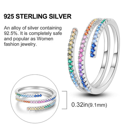 925 Sterling Silver Infinite Love Cubic Zircon Ring