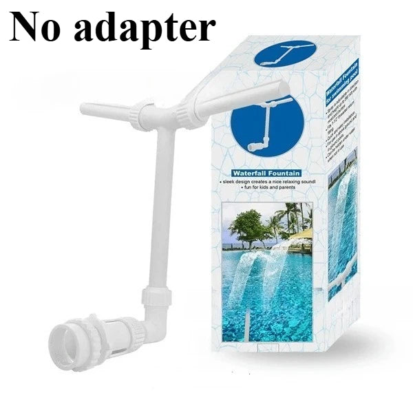Dual-Nozzle Adjustable Swimming Pool Fountain Sprayer