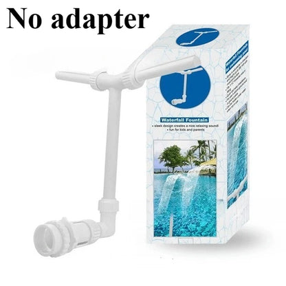 Dual-Nozzle Adjustable Swimming Pool Fountain Sprayer