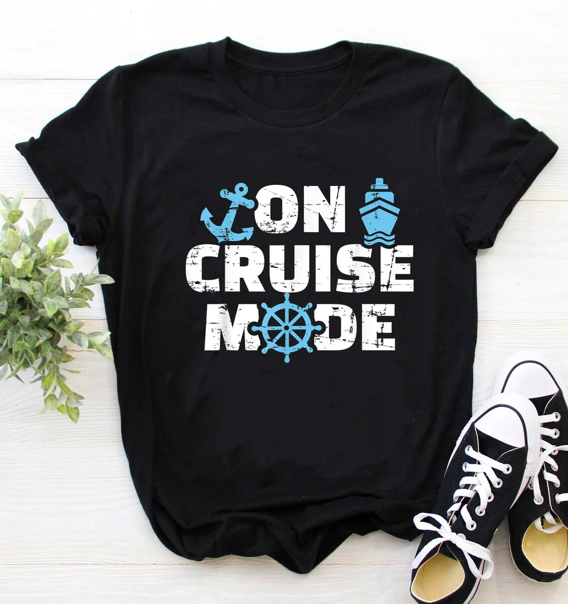 Women’s Spring/Summer Cartoon Graphic T-Shirt – Casual Short Sleeve Top
