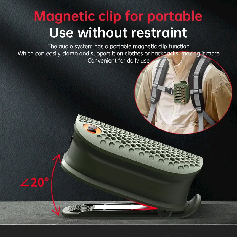Monster M3 Clip-On Mini Wireless Bluetooth Speaker