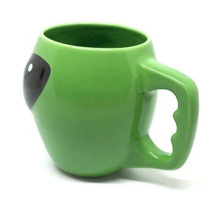 Green Alien Ceramics Coffee Mug
