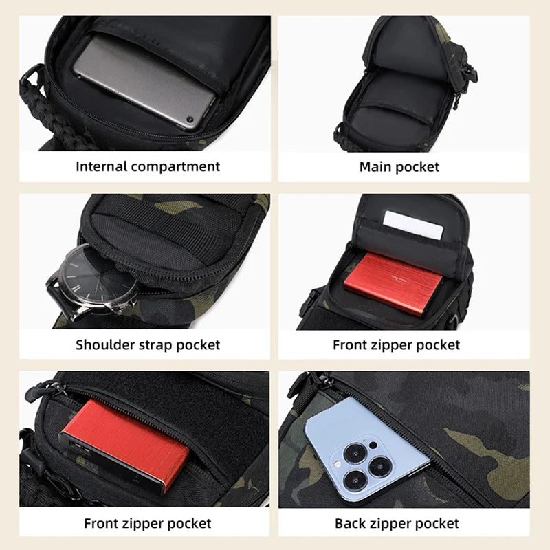 Sports Crossbody Chest Bag