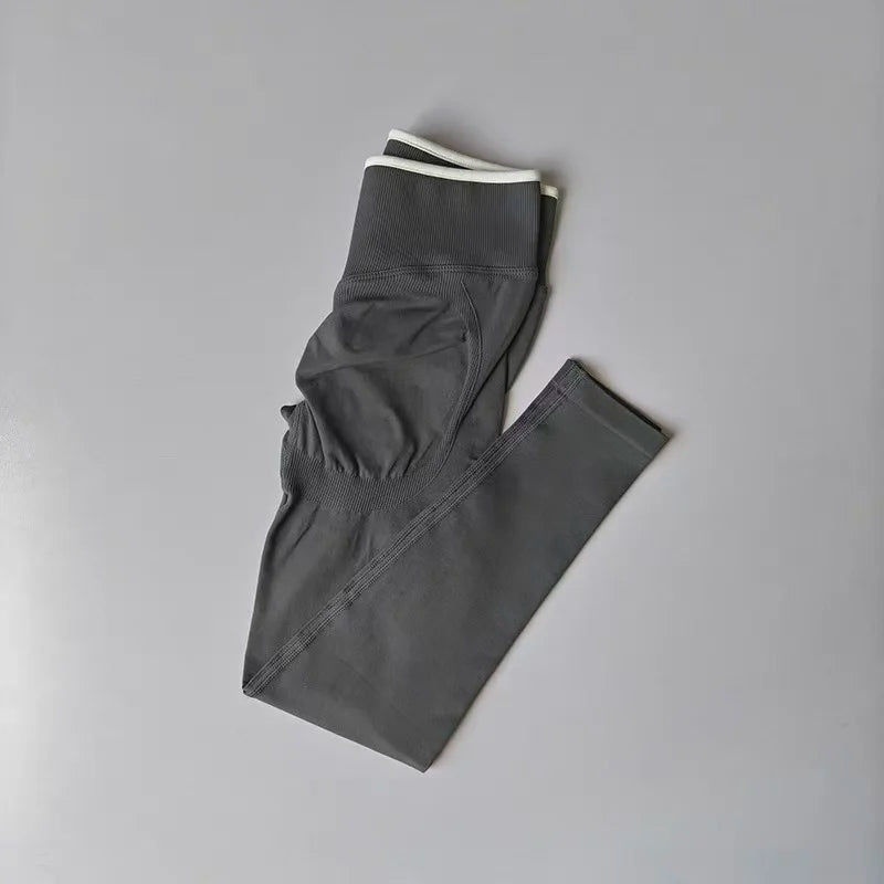 High-Waist Seamless Active Leggings