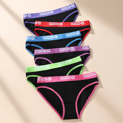 6Pcs Cotton Soft Briefs