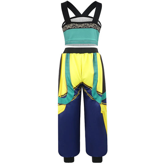 Girls' K-Pop Singer Cosplay Costume & Party Dress Set