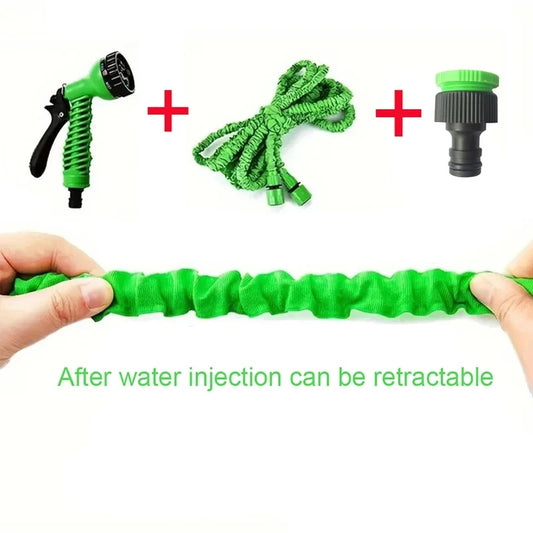 Expandable Garden Hose with 7-Function Nozzle