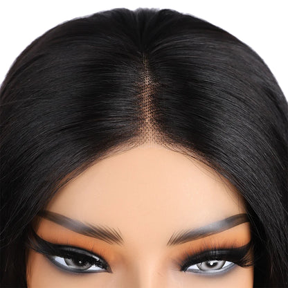Wear And Go Glueless Human Hair Bob Straight Wig