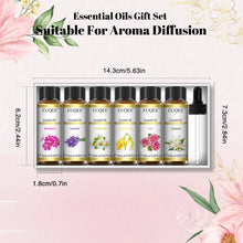 EUQEE 6 Bottles 10ml Pure Natural Essential Oils