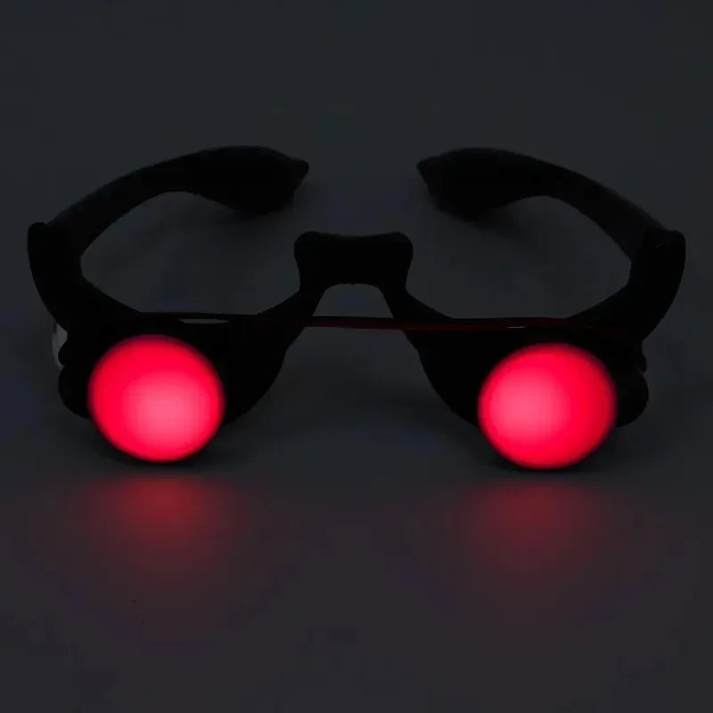 LED Glowing Red Eye Horror Glasses Props