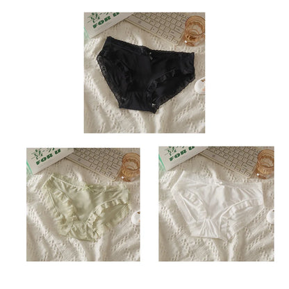 3Pcs Low Waist Quick Drying Briefs