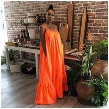 Loose Long Candy Color Dress