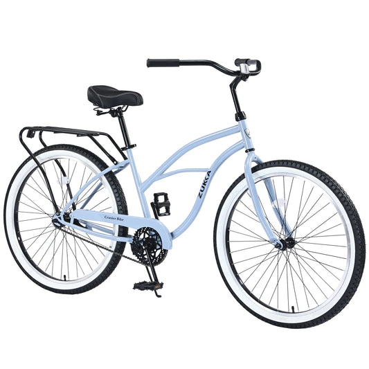 Single Speed 26" Steel Frame, Wide Tire Bicycle