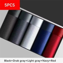 5pcss Summer Ice Silk Cool Breathable Boxer Briefs