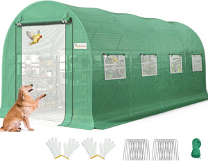 Large Walk-in Heavy Duty Galvanized Steel Frame Greenhouse