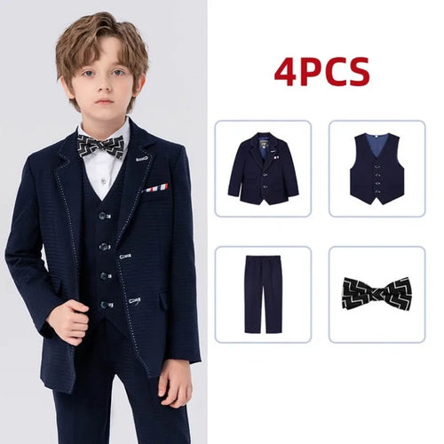 Formal Slim Fit 4Pce Suit