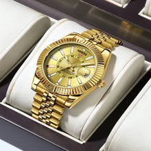 NIBOSI Stainless Steel Waterproof Quartz Watch