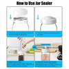 A61I Jar Sealer Vacuum Kit - Compatible With Foodsaver Vacuum Sealer Machine