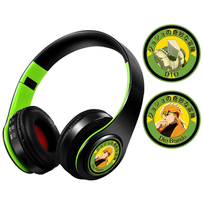 Anime Print Demon Slayer Headphones with Mic