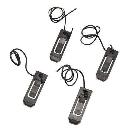 4 Pcs Longboard Surfing Fins Clip