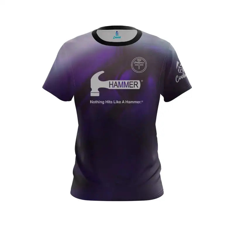 Hammer Graphic Color-Splash Performance Bowling Shirt
