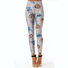 Colorful Print Ankle High Leggings