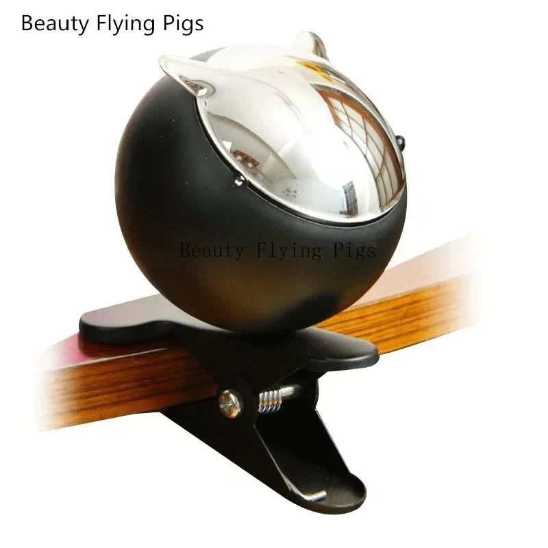 Clip-On Metal Ashtray with Flip Lid