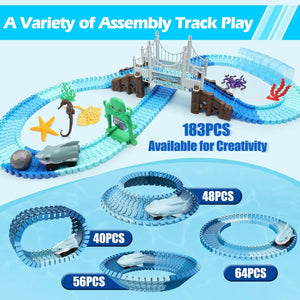 VATOS Bendable Flexible Racetrack Set