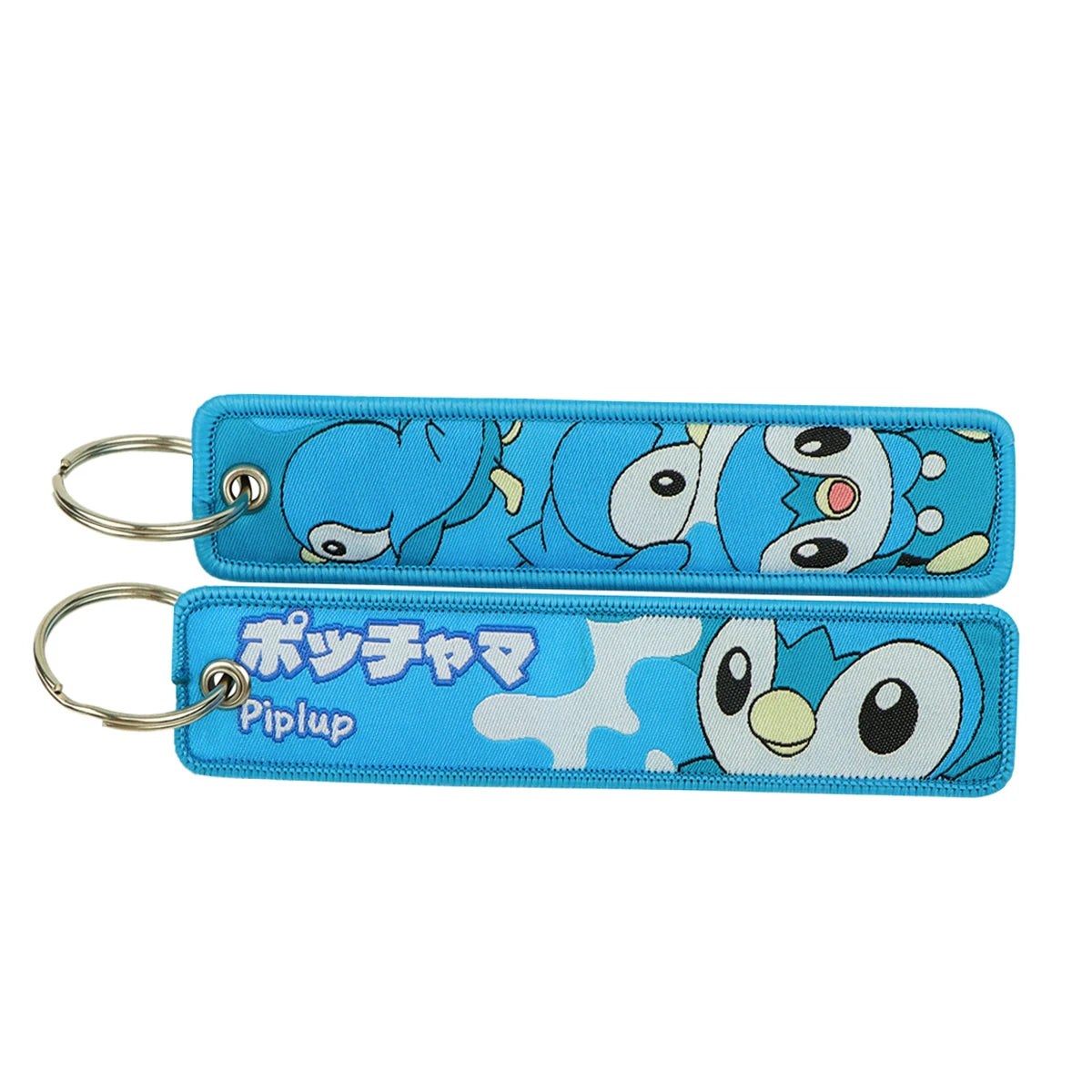 Japanese Anime Embroidered Fob Jet Tag Keychain